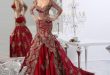 Saudi Arabia Burgundy Evening Gowns Mermaid Appliques Elegant