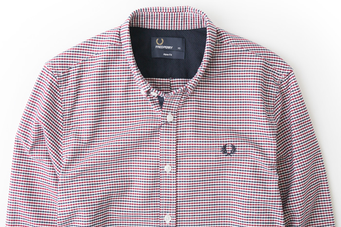 coc: [Fred Perry shirts 3 color Oxford gingham BD shirts FRED PERRY