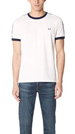 Amazon.com: Fred Perry Men's Tape Ringer Tee: Clothing