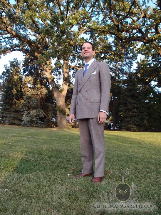 The Double Breasted Glen Check Flannel Suit u2014 Gentleman's Gazette