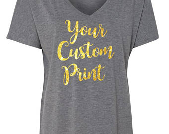 Custom glitter shirt | Etsy
