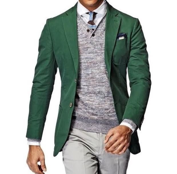 Men Green Blazer - Pop of Color | Southern Gentleman | Pinterest