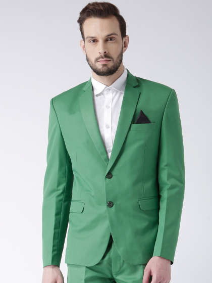 Men Green Blazers - Buy Men Green Blazers online in India