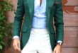 Asos Brand Slim Fit Suit Jacket In Dark Green, £78 | Asos | Lookastic UK