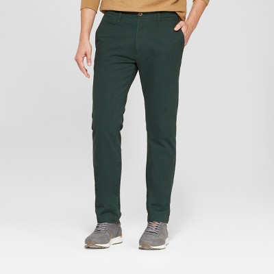 Men's Slim Fit Hennepin Chino - Goodfellow & Co™ Forest Green : Target