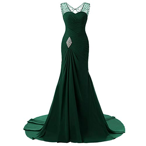 Emerald Green Evening Gown: Amazon.com