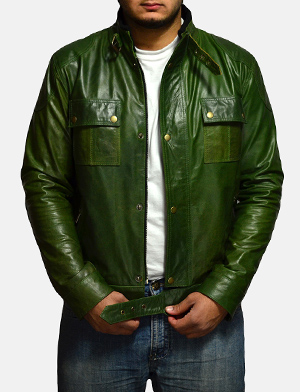 Green Leather Jackets For Men - Men's Green Leather Jackets