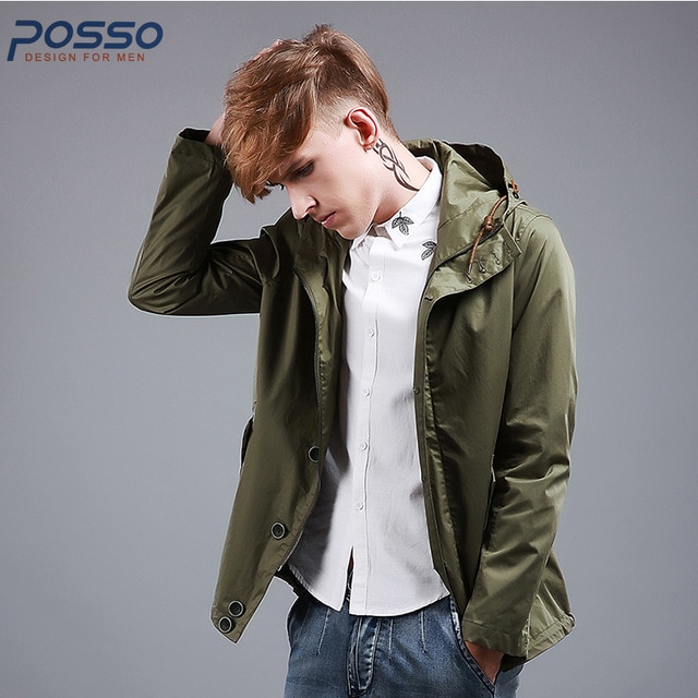 Military Men Jacket 2018 Autumn New Arrival Hot Sale Olive Green