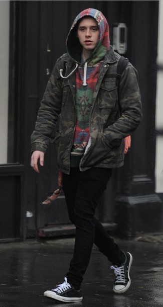 jacket, menswear, mens jacket, brooklyn beckham, camouflage, camo