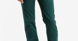 Levi's Green Men 30x30 Slim Fit Flat Front Chinos 511 Trouser Pants