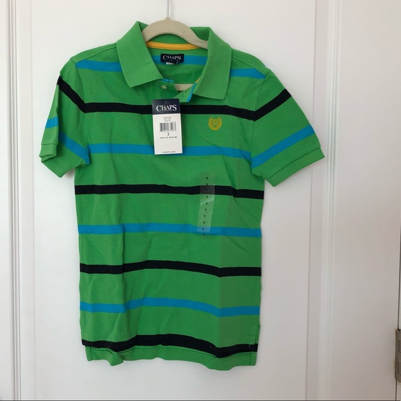 Chaps Shirts & Tops | Boys Green Polo Shirt | Poshmark