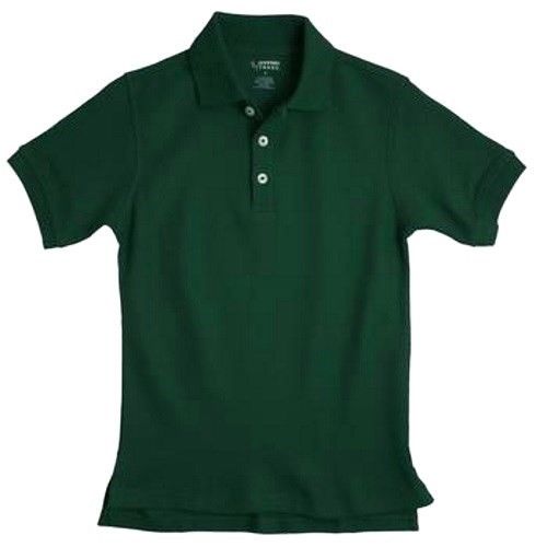 School Uniform Polo Shirt Hunter Green 8 S/s French Toast Unisex