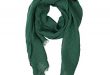 Green Scarf | 100% Linen Scarf | Scarves For Women | Mens Scarf