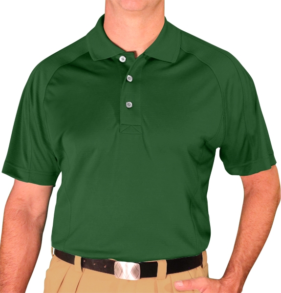 Microfiber Golf Shirts | Mens | Dark Green
