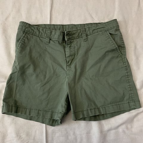 Light small olive green shorts; used many times, but still - Depop
