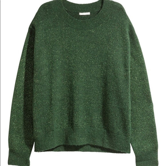 H&M Sweaters | Hm Green Sweater | Poshmark