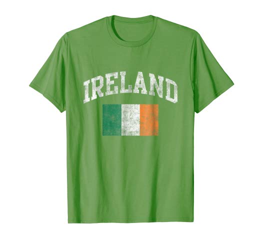 Amazon.com: Vintage Ireland Irish Flag Green St. Patrick's Day T