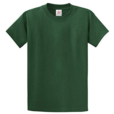Plain BOTTLE GREEN T Shirt 100% rich soft ORGANIC cotton BOTTLE