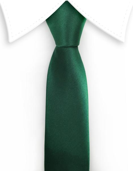 Dark Green Satin Skinny Tie u2013 GentlemanJoe