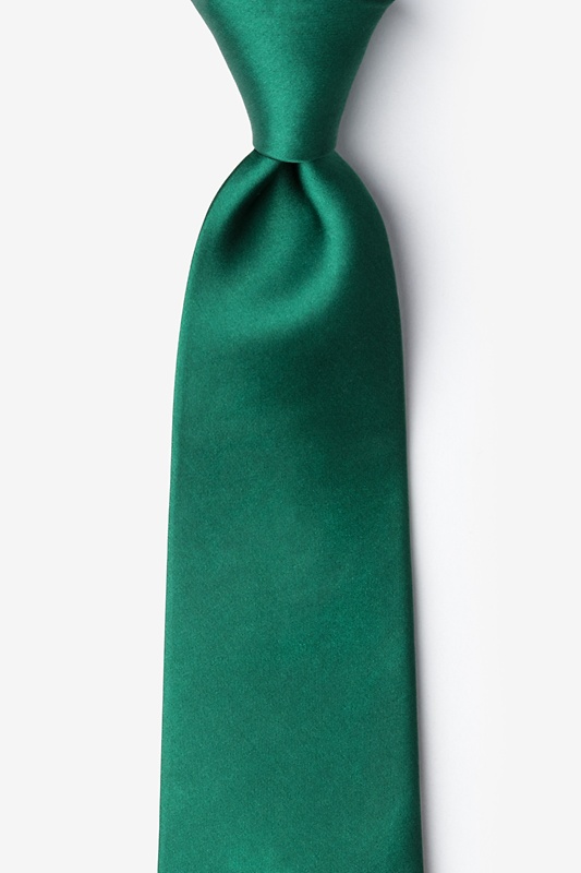 The green tie is always a perfect choice