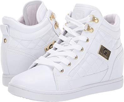 Amazon.com | G by GUESS Women's Dayna White 11 M US M | Shoes