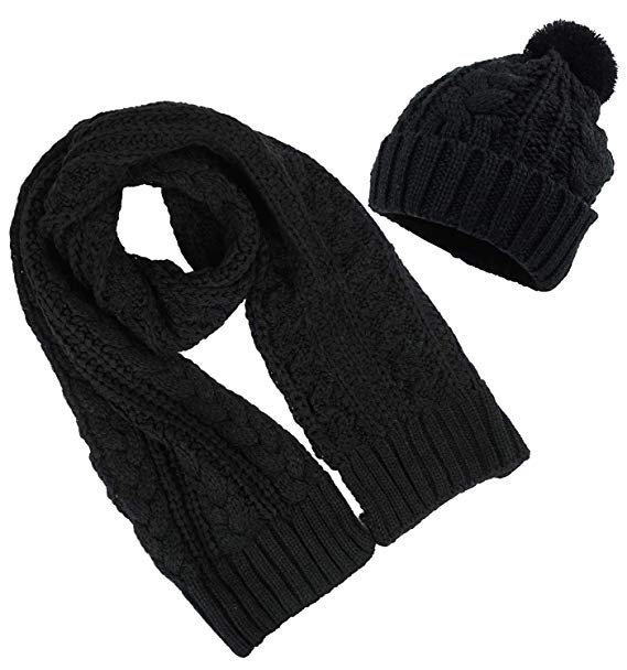 Cap and scarf sets