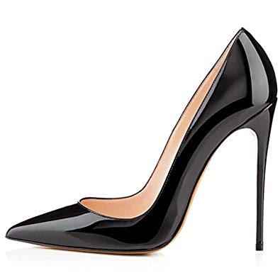 Amazon.com | Kmeioo High Heels, Women's Pointed Toe High Heel Slip