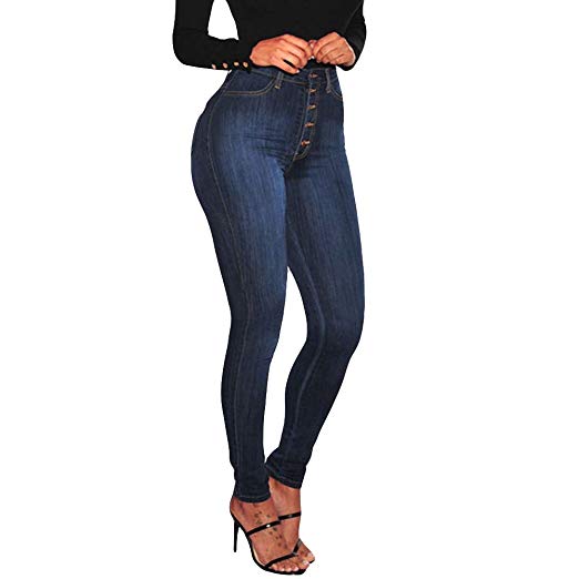 scaling ❤ High Waisted Jeans Women High Waisted Skinny Denim Jeans