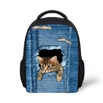 Cute Cat / Dog Print Children Small School Bags u2013 Paw Ho-Ho