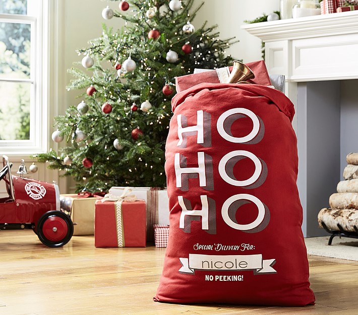 HO HO HO Santa Bag | Pottery Barn Kids