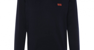 Hugo Boss V-Neck Pullover Clothing Men Sweater