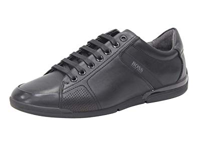 Amazon.com: Hugo Boss BOSS Mens Saturn Leather Sneaker by BOSS: Shoes