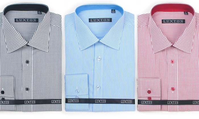 Luxton Men's Slim Dress Shirts | Groupon Goods