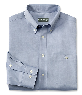 Men's No Iron Dress Shirts / Pure Cotton Wrinkle-Free Pinpoint