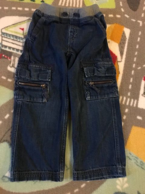 Hanna Andersson Boys Cargo Jeans Size 110 EUC | eBay