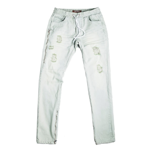diva-closet: Denim men damage jeans zippers Kinney denim light blue