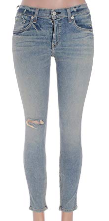 Rag & Bone Womens Zipper Capri Skinny Jeans Size 27 in Water St
