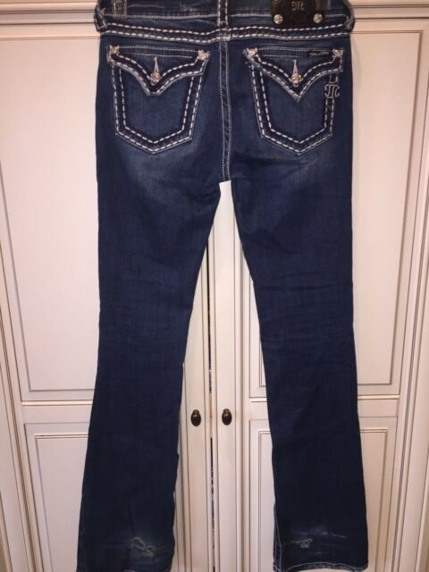Miss Me Boot Cut Jeans Women's Size 27 Inseam 34 for sale online | eBay
