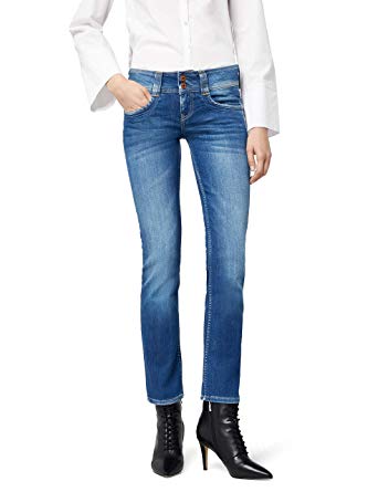 Amazon.com: Pepe Jeans Womens Gen Straight Jeans Blue Size 28 Length