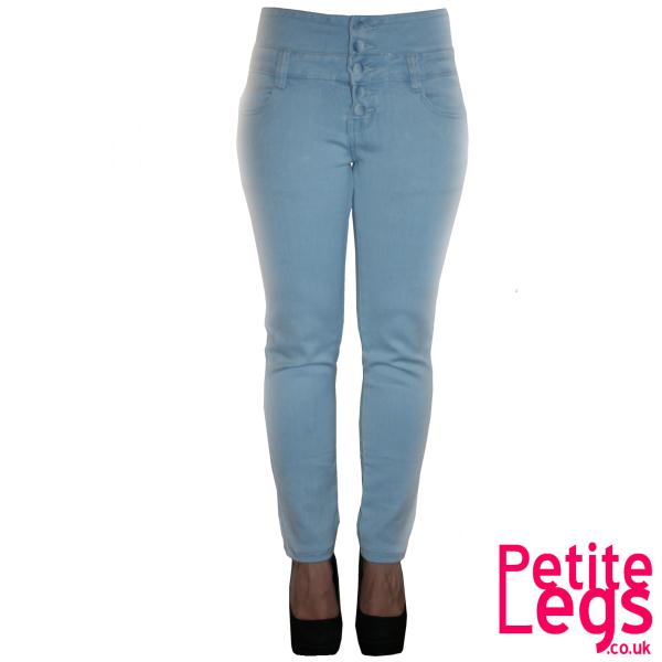 Millie High Waist Skinny Jeans UK Size 12 Petite Leg Inseam Select