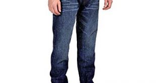 Barbour Men's Lightening Slim Tapered Jeans Size 34 Reg at Amazon