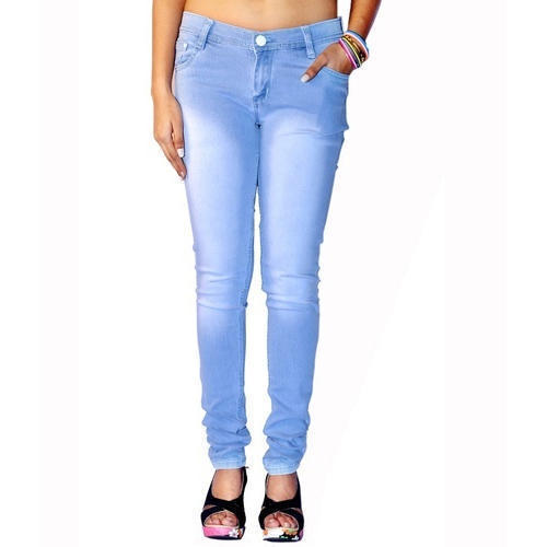 Regular Fit Casual Wear Ladies Stylish Jeans, Waist Size: 32 And 34