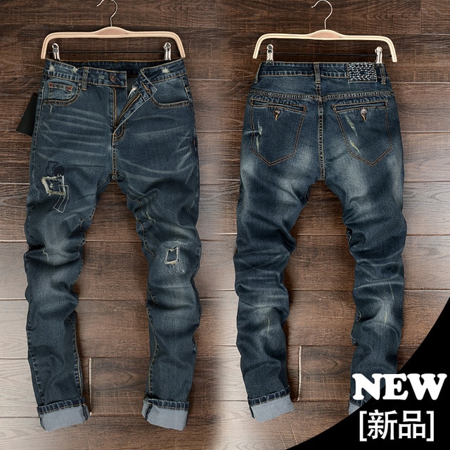 2015 new for Men Jeans Size 36 38 40 42 44 46 Designer skinny