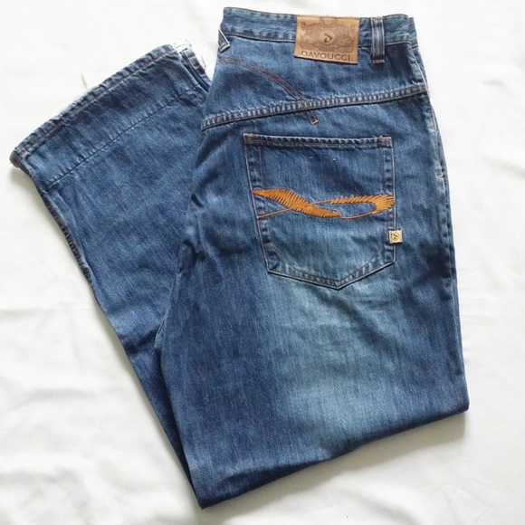 Davoucci Jeans | Stitched Design Denim In Size 44 | Poshmark