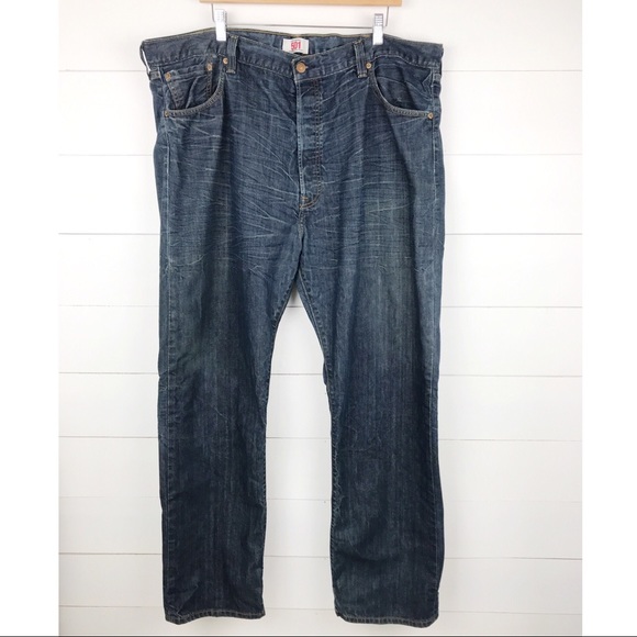 Levi's Jeans | Levis 501 Mens 44 32 Straight Leg Button Distres