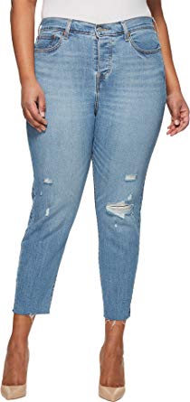 Levi's Women's Plus-Size Wedgie Jeans, Blue Spice, 46 (US 26) at