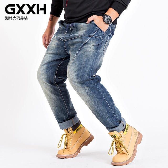 Big Size XXL 7XL Man Jeans GXXH New Autumn Winter Large Size