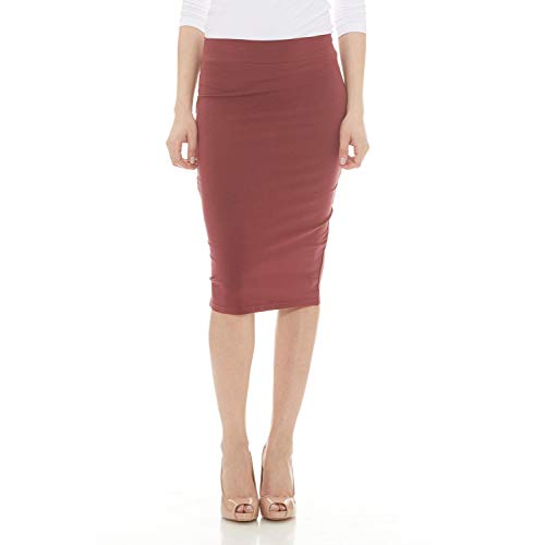 Jersey Pencil Skirt: Amazon.com