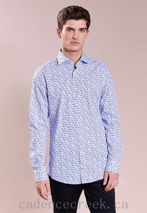 Men 100% Cheapest PANKO - Shirt Blue 100% cotton 285514 - JOOP