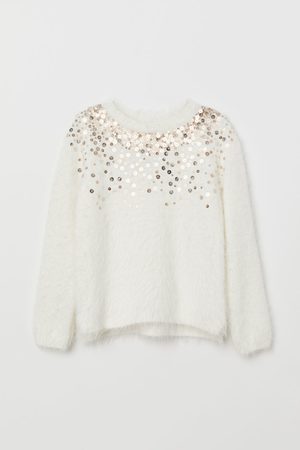 Jumper with sequins